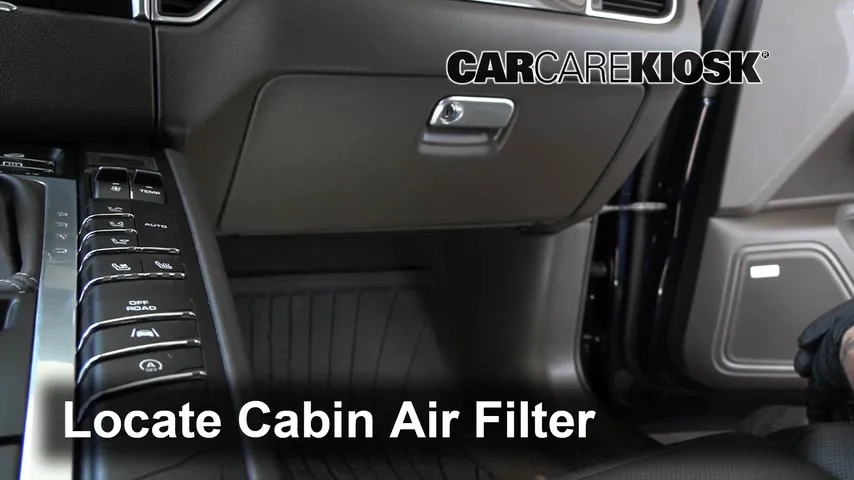 2018 Porsche Macan 2.0L 4 Cyl. Turbo Filtro de aire (interior)